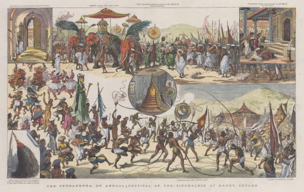 The Graphic Magazine, Sri Lanka - Kandy, Perrawara Festival, 1880