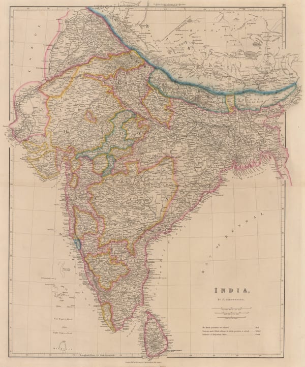 John Arrowsmith, India, 1850 (c.)