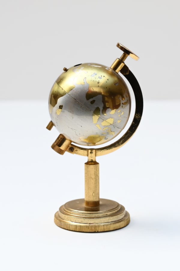 Prince Lighters, Mid-Century Table Lighter Globe, 1960 c.