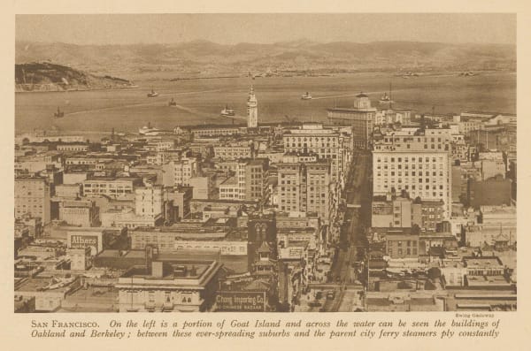 Ewing Galloway, California - San Francisco, 1925 c.