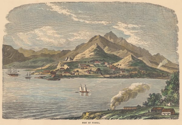 William Collins, Martinique - Port of France, 1870 c.