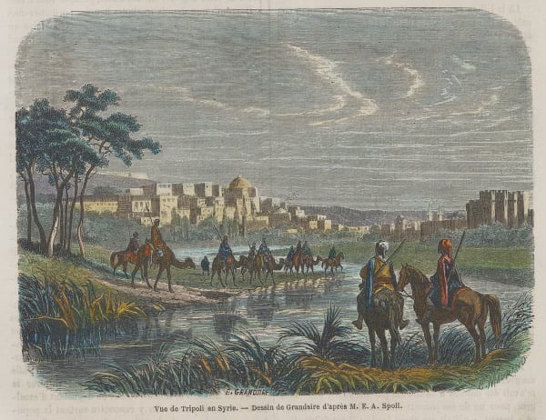Edouard Charton, Lebanon - Tripoli, 1870 c.
