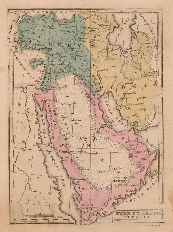 George Washington Boynton, Turkey, Arabia & Persia, 1835 c.