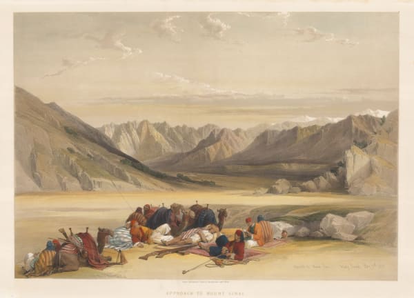 David Roberts, Holy Land - Mount Sinai, 1845