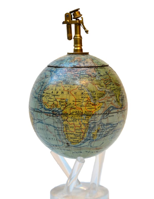 Jules Forest, Terrestrial Globe containing the latest discoveries, 1953 c.