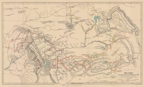 Royal Geographical Society (RGS), The Pamir, Tajikistan, 1884