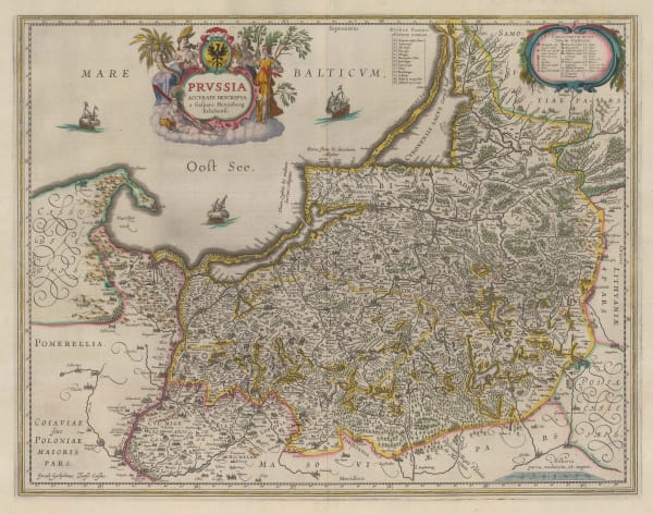 Willem & Jan Blaeu, Prussia, 1650