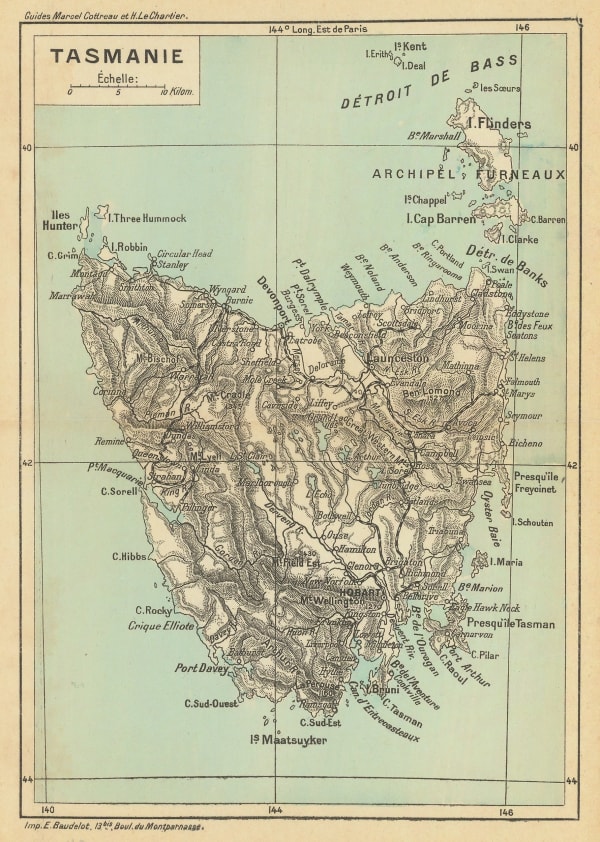E. Baudelot, Tasmania, 1911