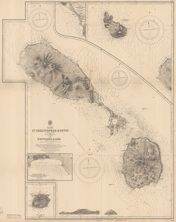 British Admiralty, St. Kitts & Nevis; St. Eustatius & Saba, 1949