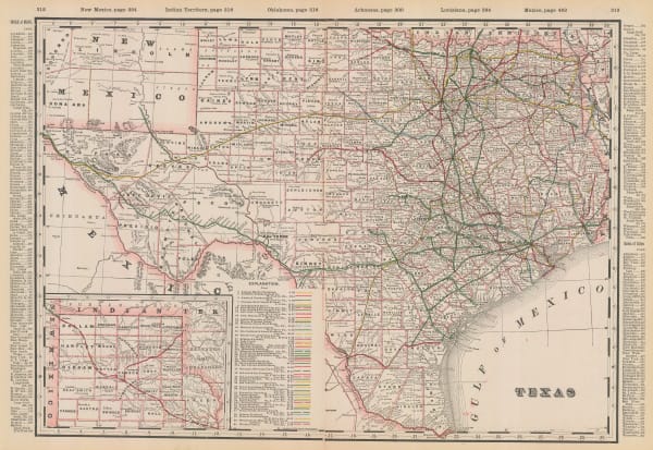 George Cram, Texas, 1898