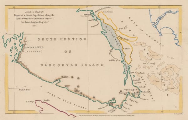Royal Geographical Society (RGS), Southern coast of Vancouver Island, 1856