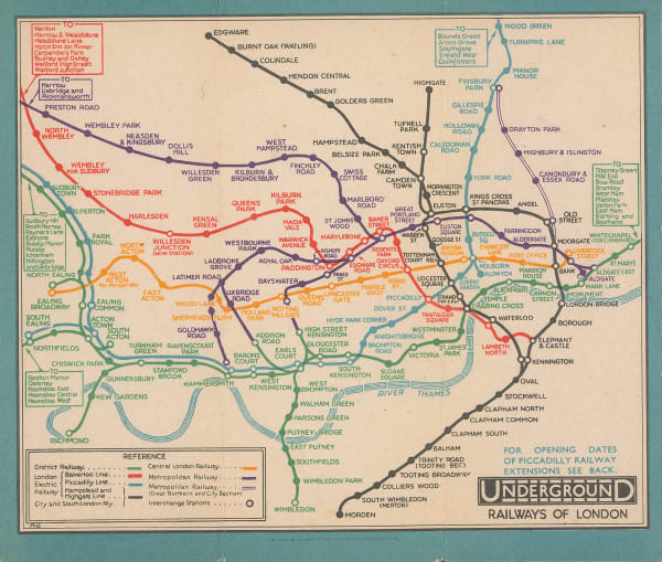 Fred H. Stingemore, Underground Railways of London, 1932