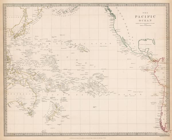 Society for the Diffusion of Useful Knowledge (SDUK), The Pacific Ocean, 1844