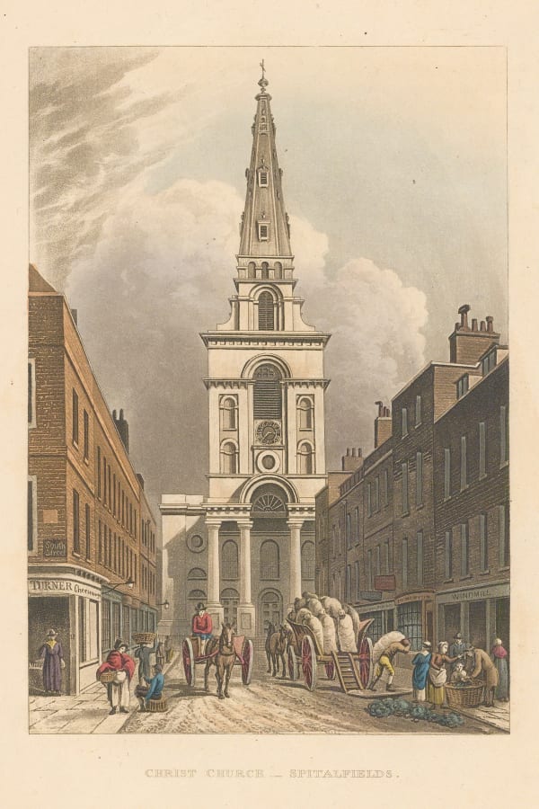 John Papworth, London - Christ Church and Commercial Street, 1816