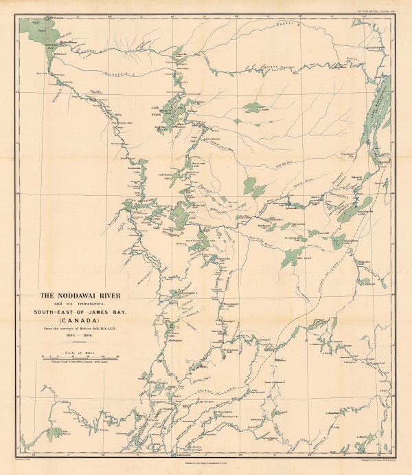 Royal Geographical Society (RGS), Nottaway River, Quebec, 1897