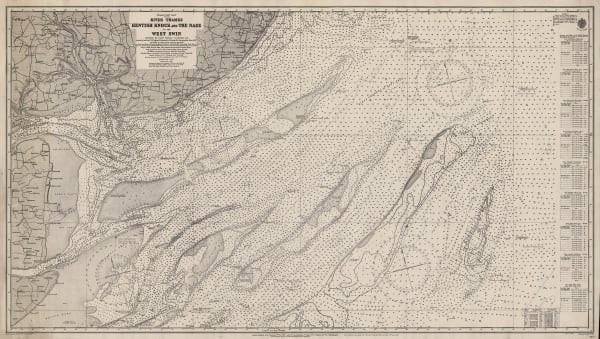 British Admiralty, River Thames, Kentish Knock and the Naze, 1913