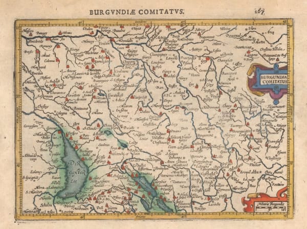 Mercator Hondius, Burgundy, 1621