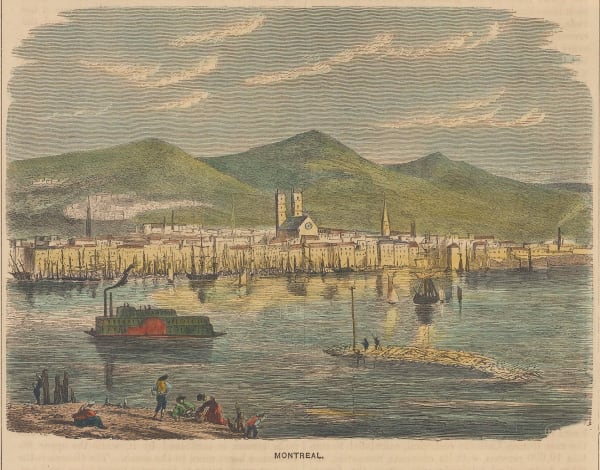J. C. Brown, Montreal - Port of Montreal, 1886