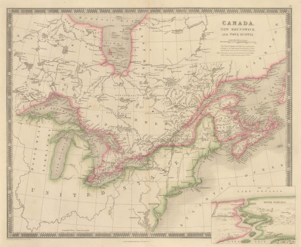Henry Teesdale, Canada, New Brunswick and Nova Scotia, 1845