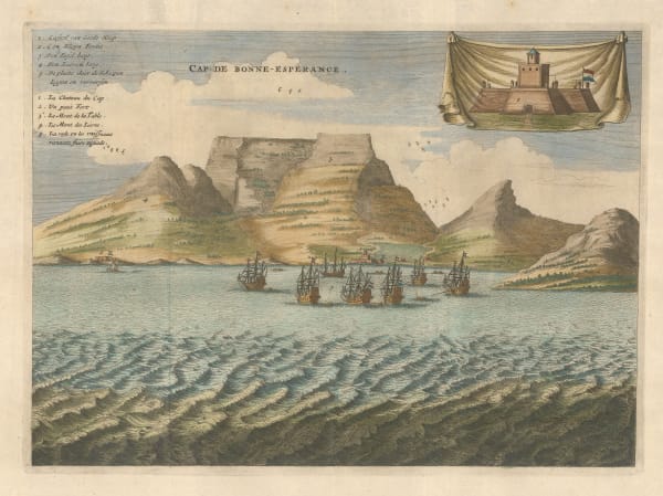 Pieter Van der Aa, South Africa - Cape of Good Hope, 1705 c.