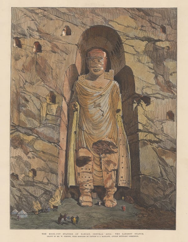 Illustrated London News (ILN), Afghanistan - Buddha of Bamiyan, 1886