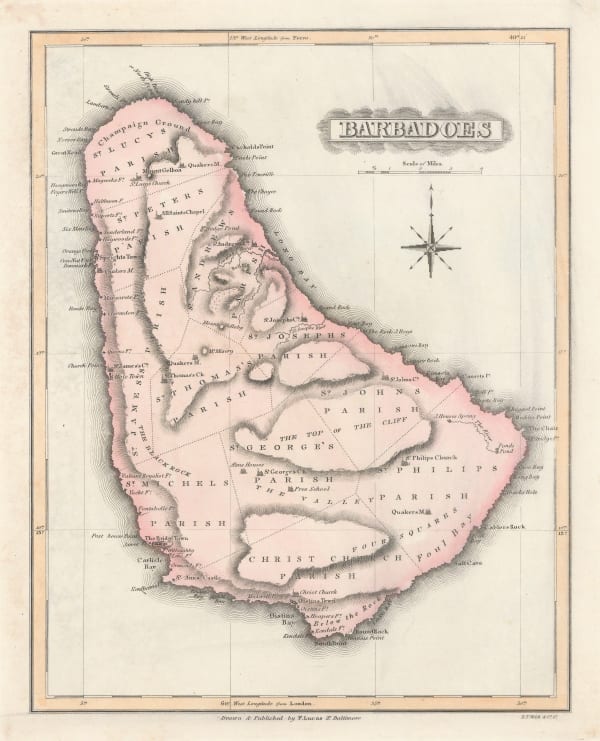 Fielding Lucas Jr, Barbados, 1823
