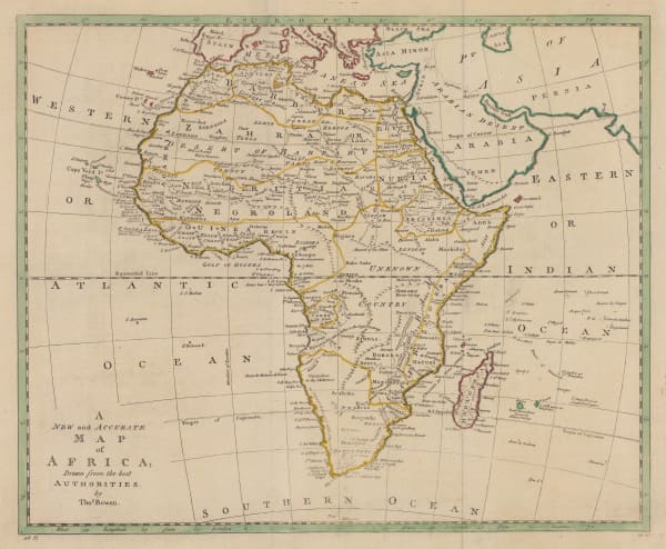 Thomas Bowen, Africa, 1780 c.