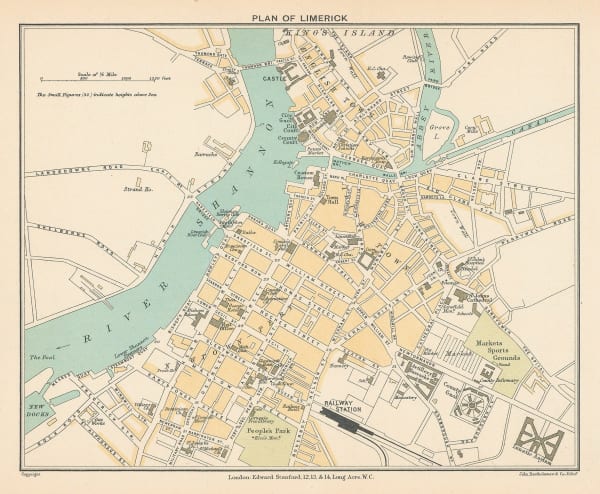 Edward Stanford, Limerick, 1912