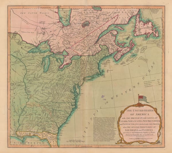 Laurie & Whittle, The United States of America, 1794