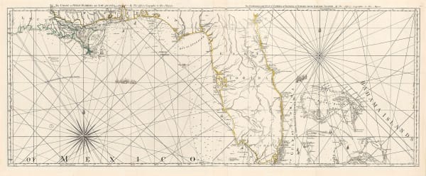 Thomas Jefferys, The Coast of West Florida and Louisiana, 1778 c.