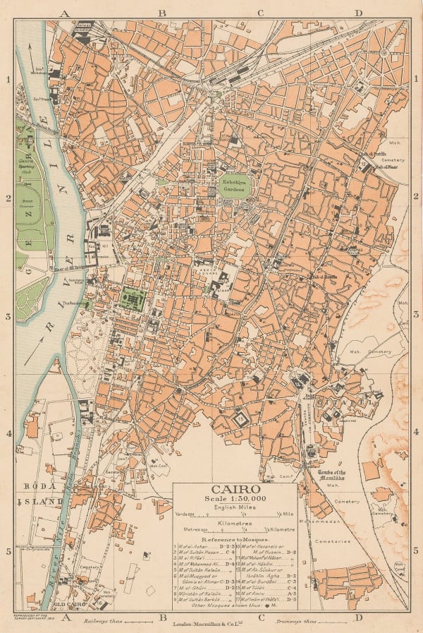 Edward Stanford, Cairo, 1918