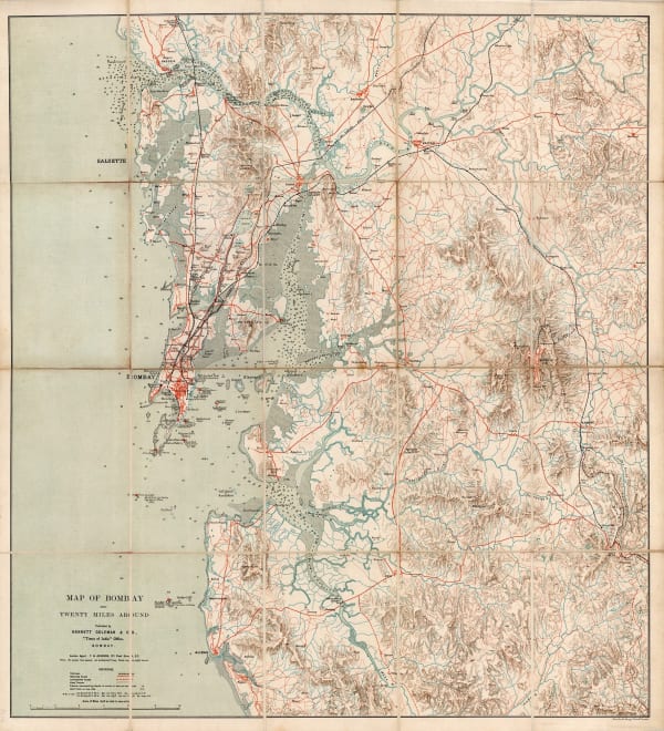 Bennett Coleman & Co, Mumbai (Bombay) and environs, 1910 c.