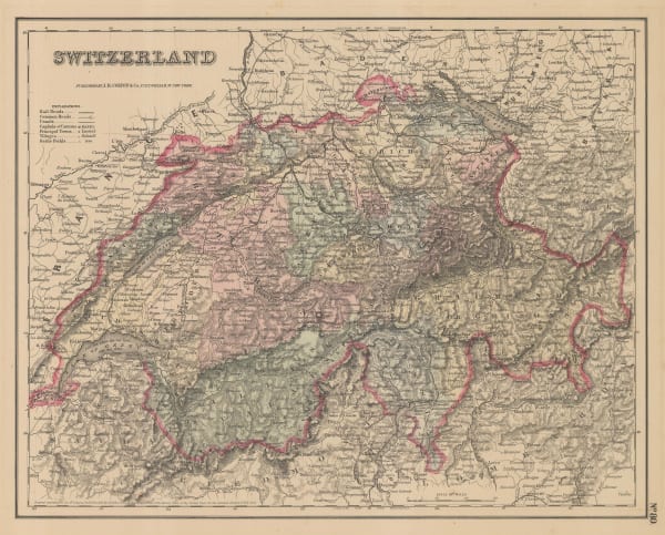 Joseph Hutchins Colton, Switzerland, 1855