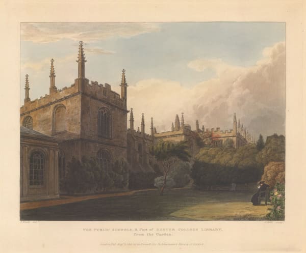 Rudolph Ackermann, Oxford University - Exeter College Library, 1814