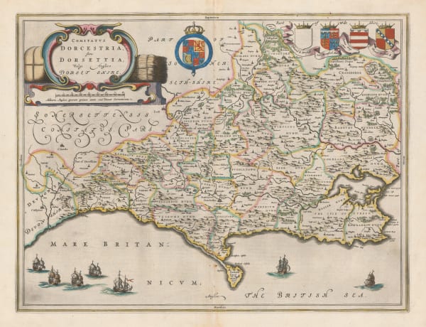 Willem & Jan Blaeu, Dorset, 1650 (c.)