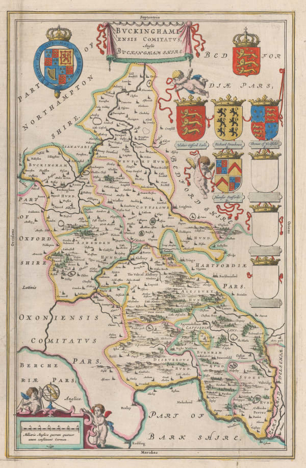 Jan Blaeu, Buckinghamshire, 1650 c.