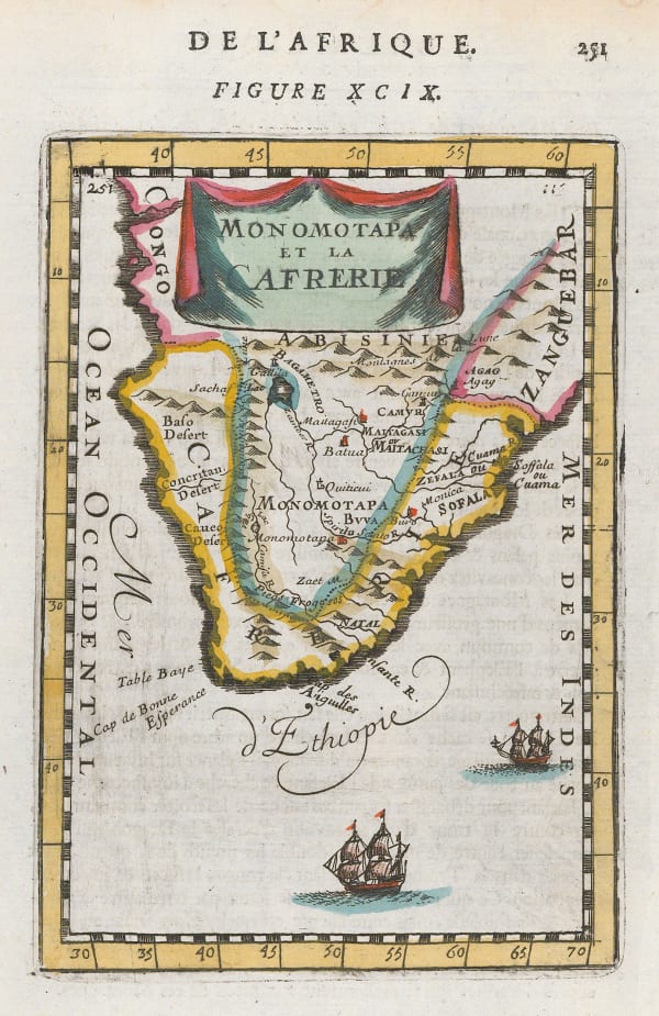 Alain Manesson Mallet, South Africa, 1683