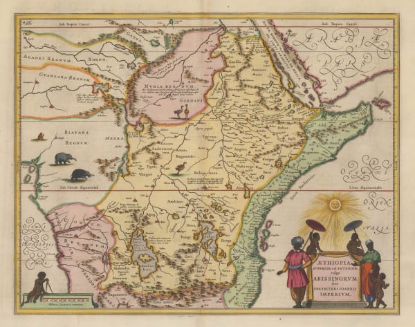 Jan Jansson, The Empire of Prester John, 1666
