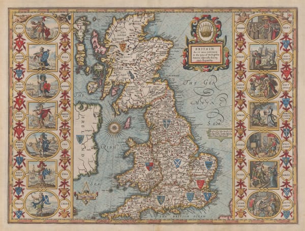 John Speed, Anglo-Saxon Britain, 1676
