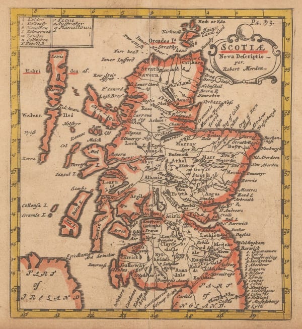 Robert Morden, Scotiae, 1693