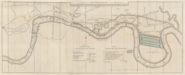 John Stockdale, The Proposed London Docks, 1796