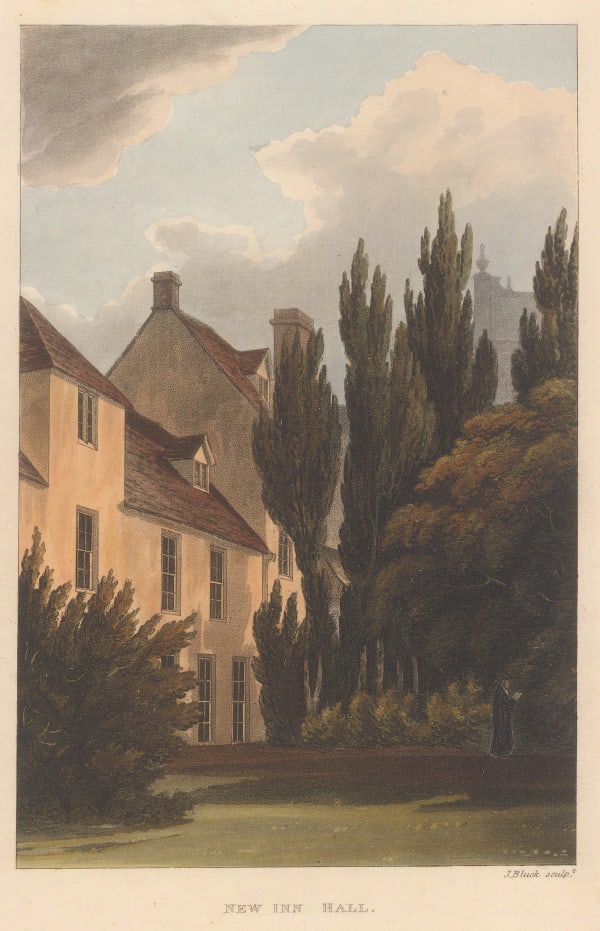 Rudolph Ackermann, Oxford University - St Peter's College, New Inn Hall, 1814