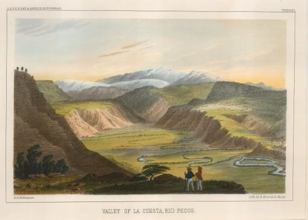 United States Pacific Railroad Expeditions (USPRR), Texas - Rio Pecos River, 1857 c.