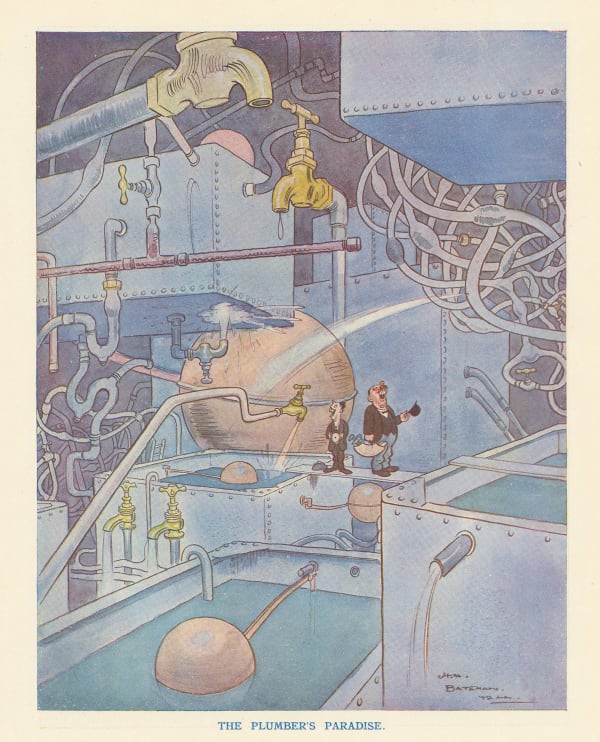 Punch, Cartoon - The Plumber's Paradise, 1924