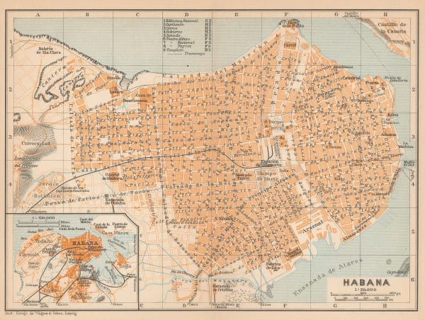 Karl Baedeker, Havana, 1909