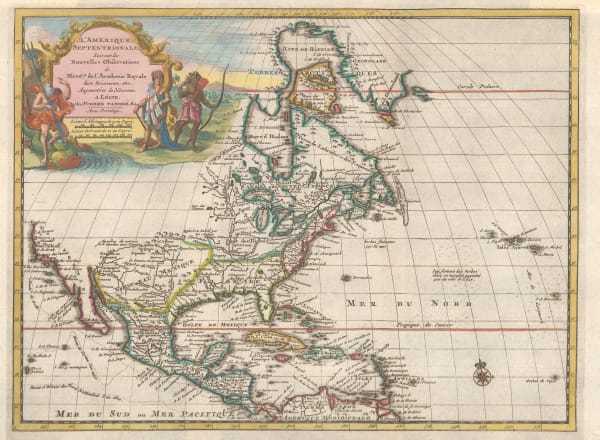 Pieter van der Aa, North America, 1729