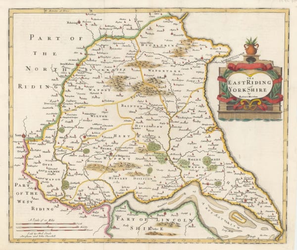 Robert Morden, The East Riding of Yorkshire, 1722