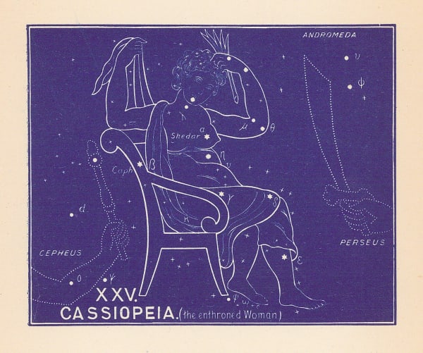 Ethelbert William Bullinger, XXV. Cassiopeia (The Enthroned Woman), 1954