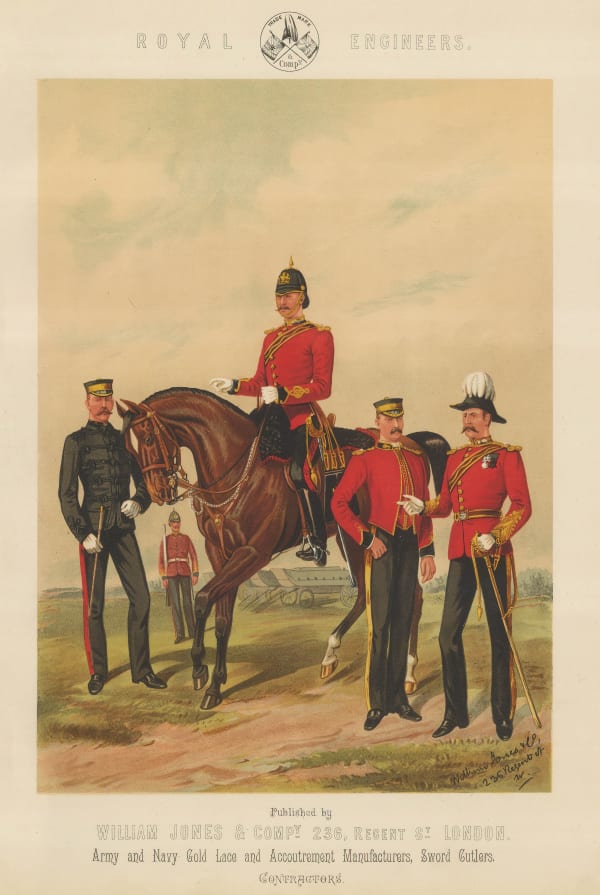 William Jones & Co., British Army - Uniforms, Royal Engineers, 1886 c.