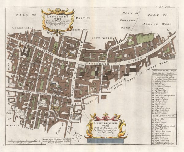 John Stow, Langborne Ward & Candlewick Ward, 1720